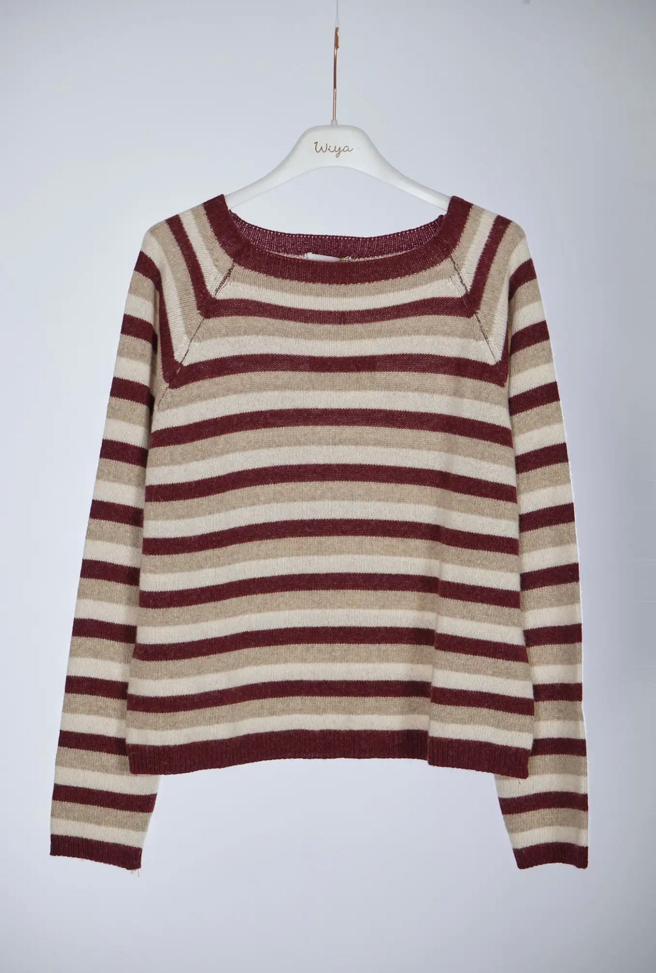 Jersey de punto - Rayas Mujer - Lana y Cashmere Premium | Dondola