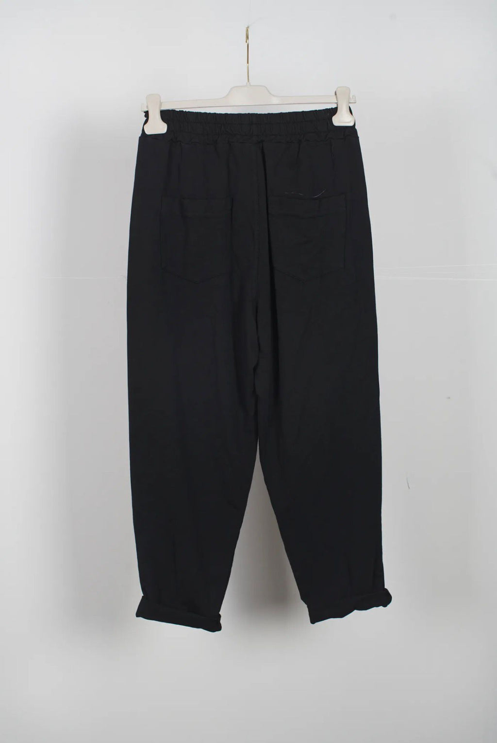 Pantalón Negro de Pinzas Mujer - Algodón Premium Elegante | Dondola