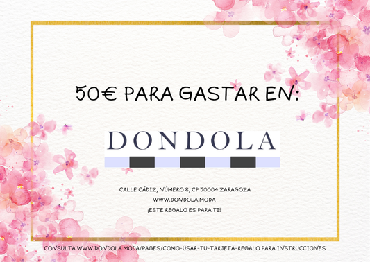Tarjeta Regalo Dondola Moda