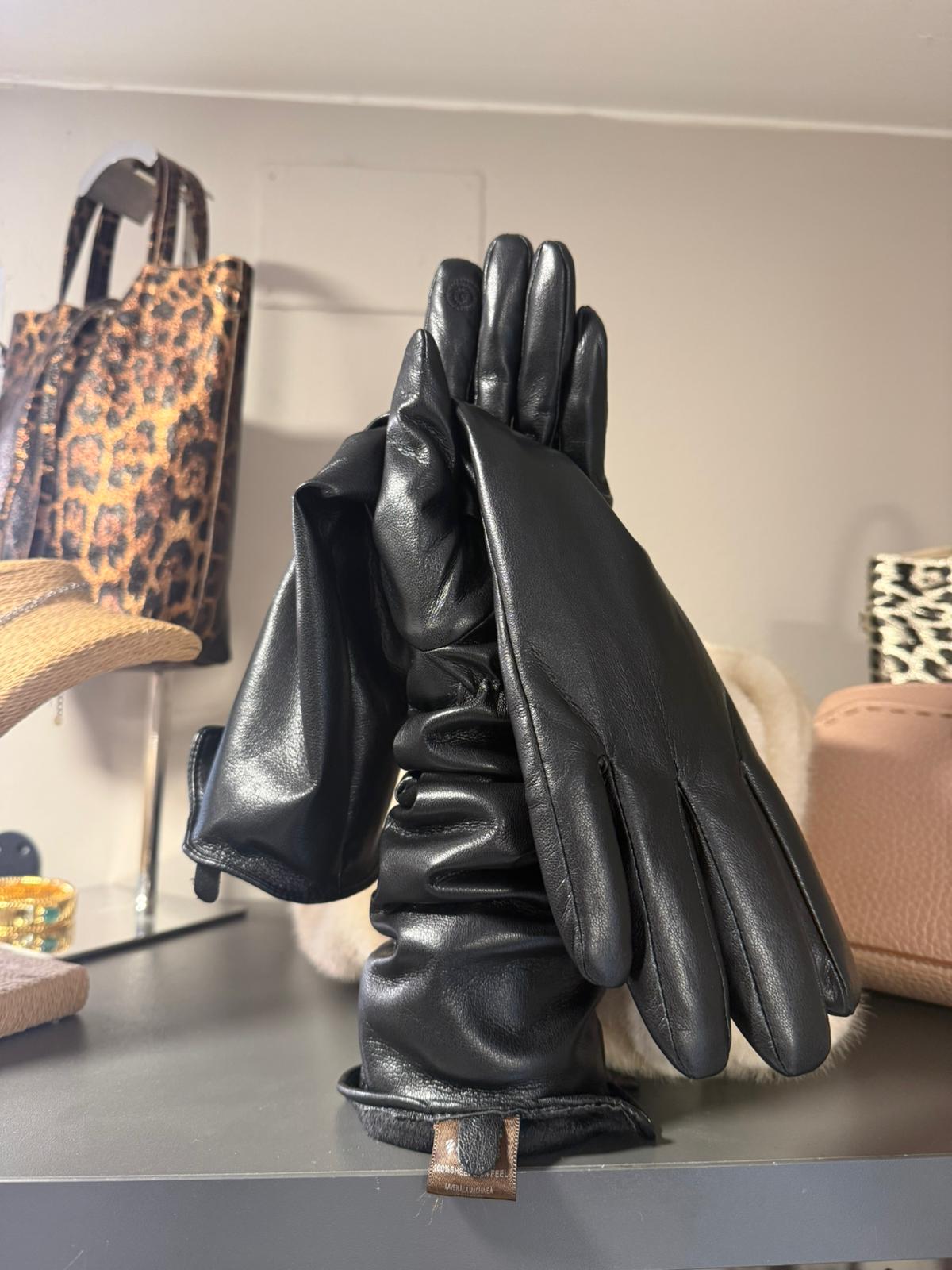 Guantes Largos Piel Sintética - Elegancia y Calidez para Invierno