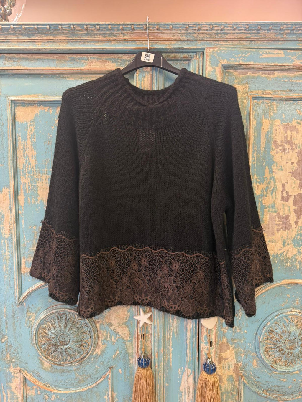 Jersey Oversize Mangas Acampanadas - Punto Texturizado | Dondola