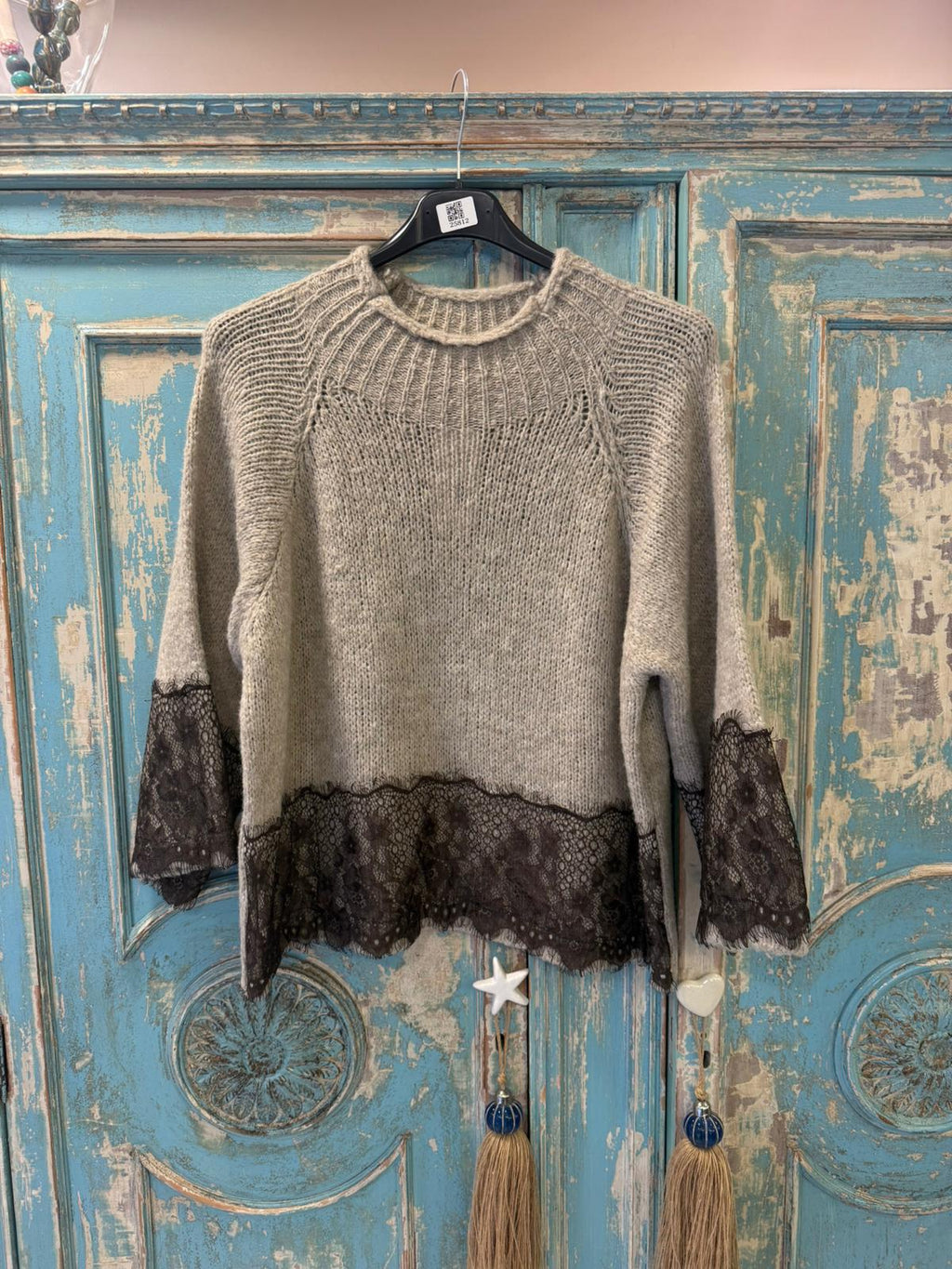 Jersey Oversize Mangas Acampanadas - Punto Texturizado | Dondola