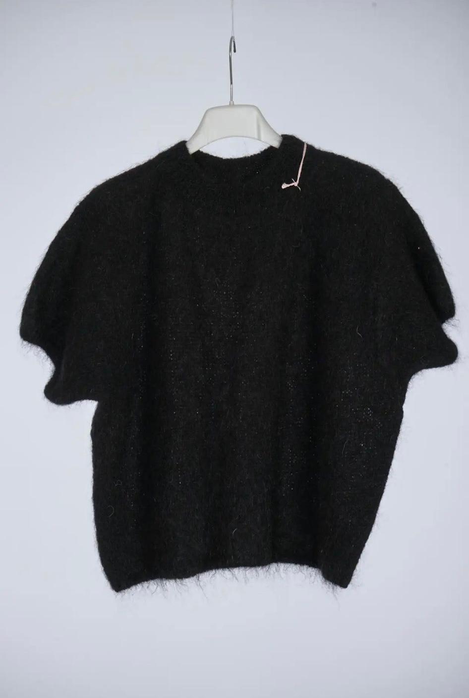 Jersey Mohair Manga Corta - Punto Premium Mujer