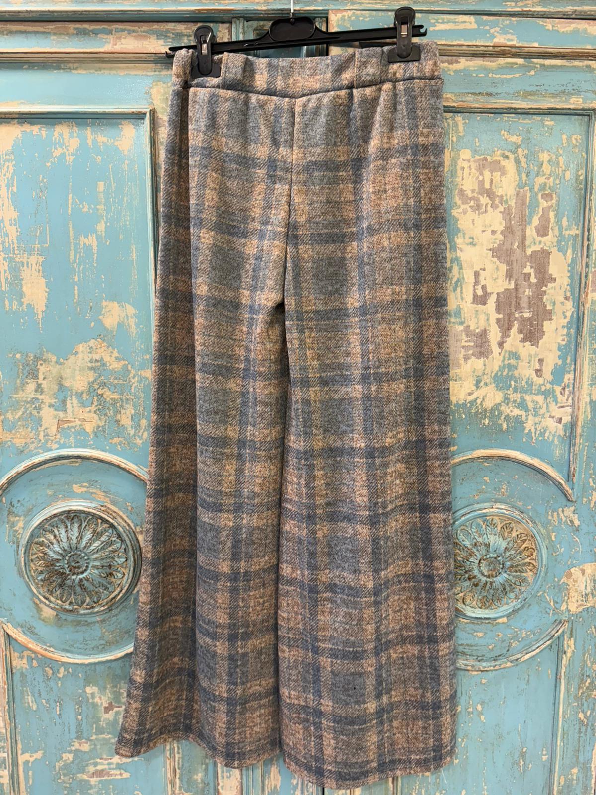 Pantalones de Cuadros Talla Única - 95% Poliéster 5% Elastano