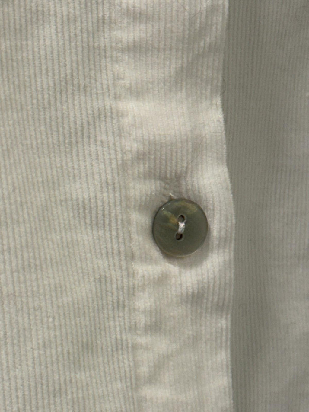 Chaqueta Blanca con Cuello Fruncido - 95% Algodón 5% Elastano