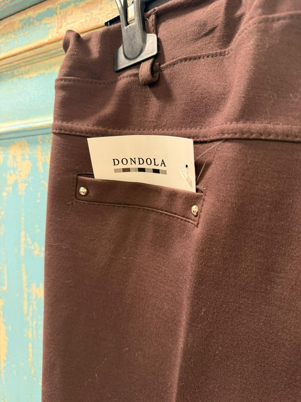 Pantalones de Vestir con Cintura Elástica - 65% Viscosa 30% Nylon