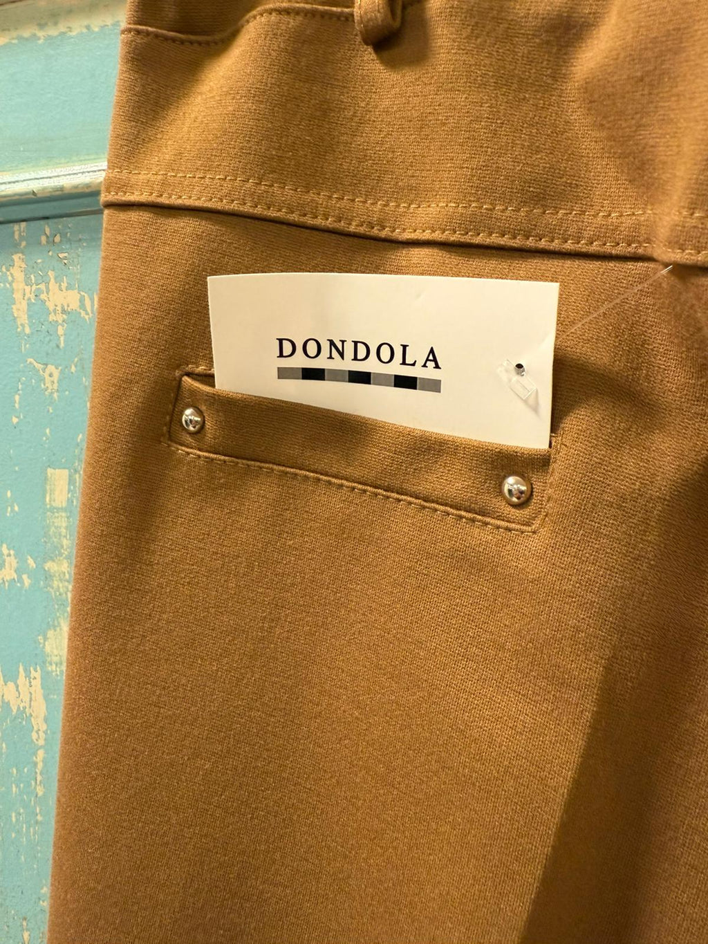 Pantalones de Vestir con Cintura Elástica - 65% Viscosa 30% Nylon