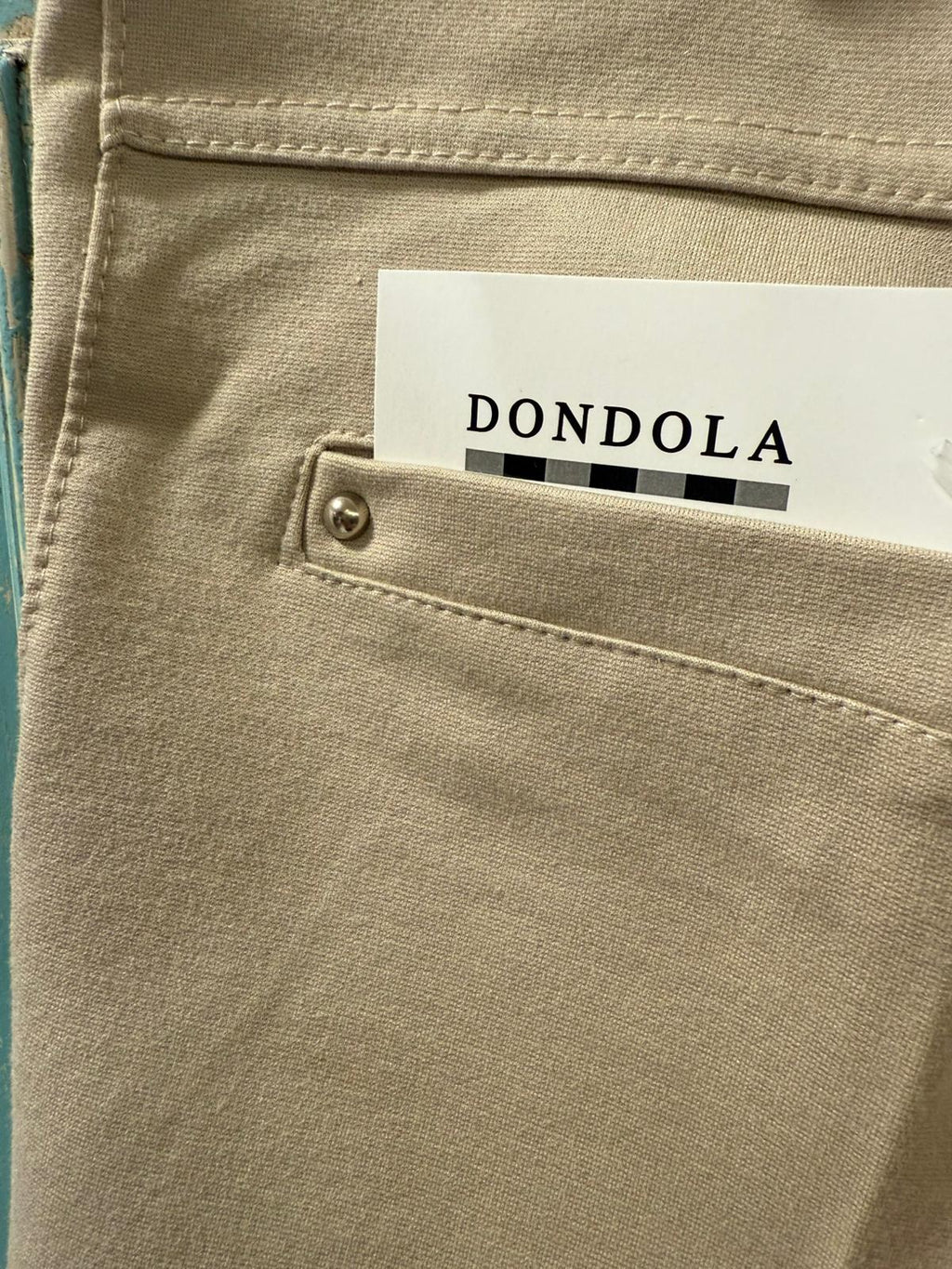 Pantalones de Vestir con Cintura Elástica - 65% Viscosa 30% Nylon