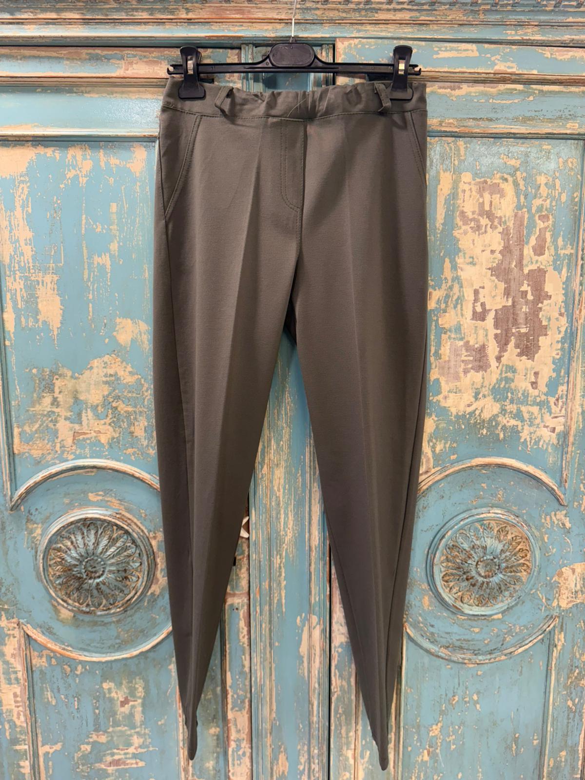 Pantalones de Vestir con Cintura Elástica - 65% Viscosa 30% Nylon