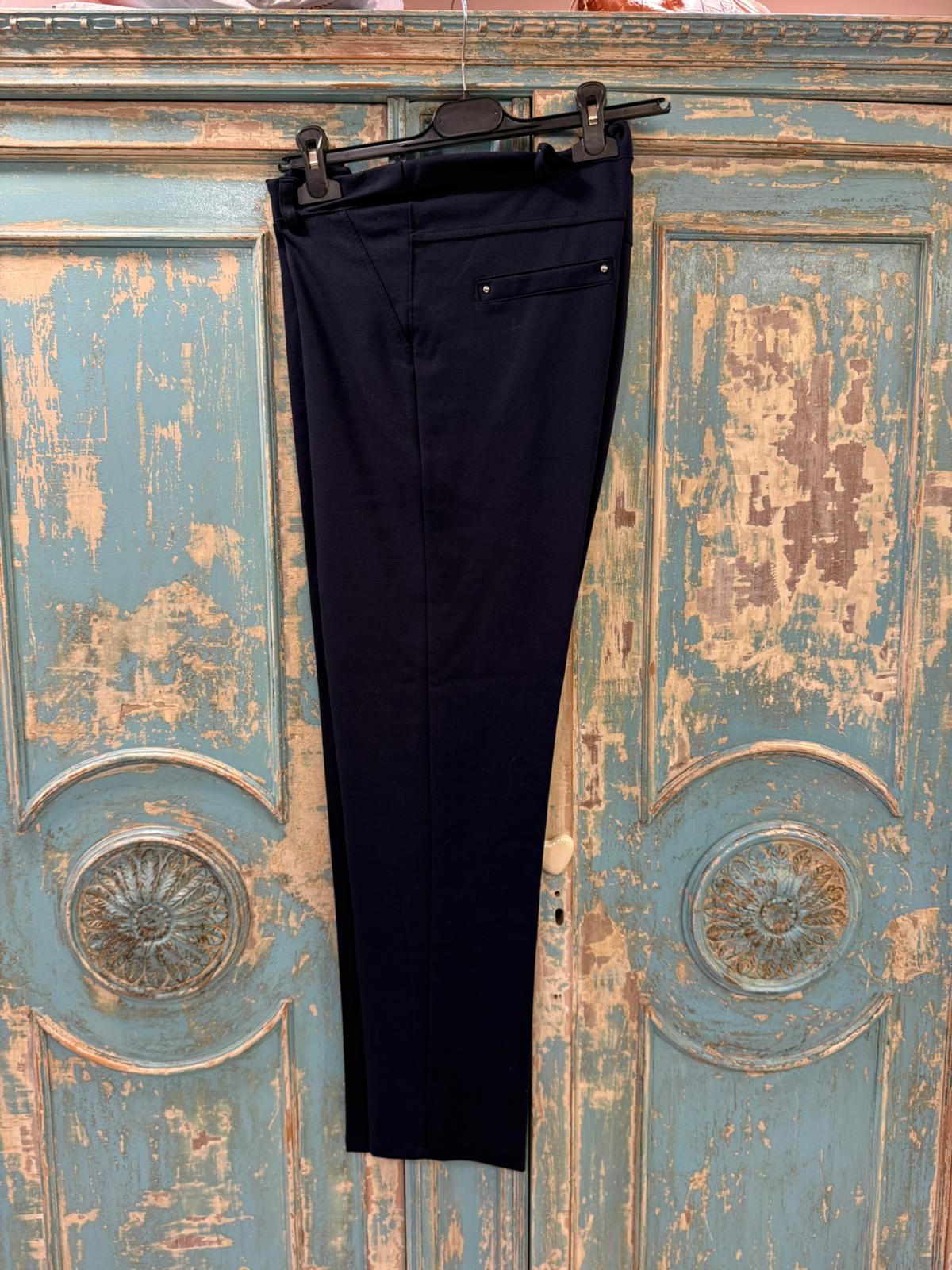 Pantalones de Vestir con Cintura Elástica - 65% Viscosa 30% Nylon