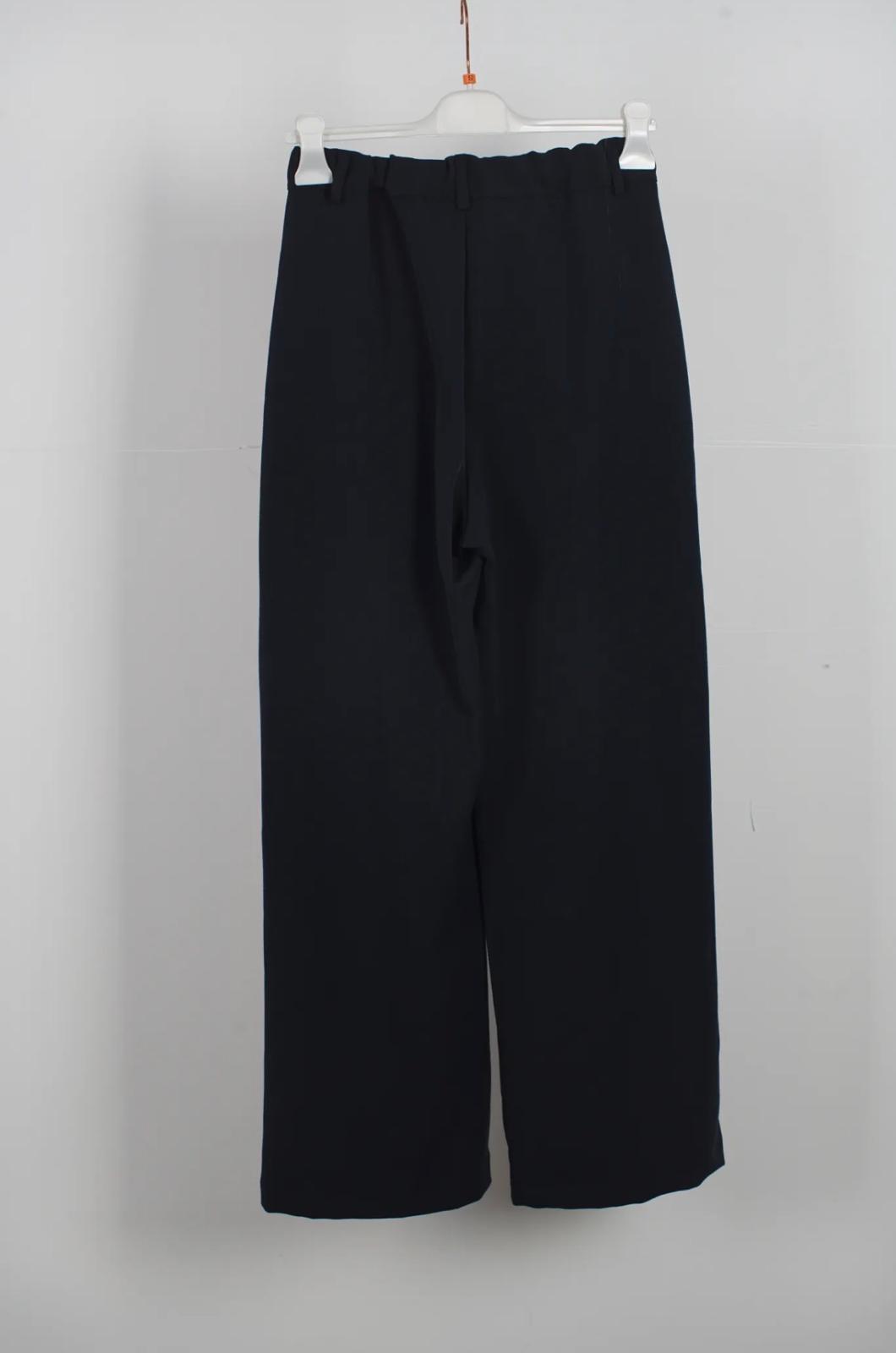 Pantalón Ancho Pinzas Botones Delanteros