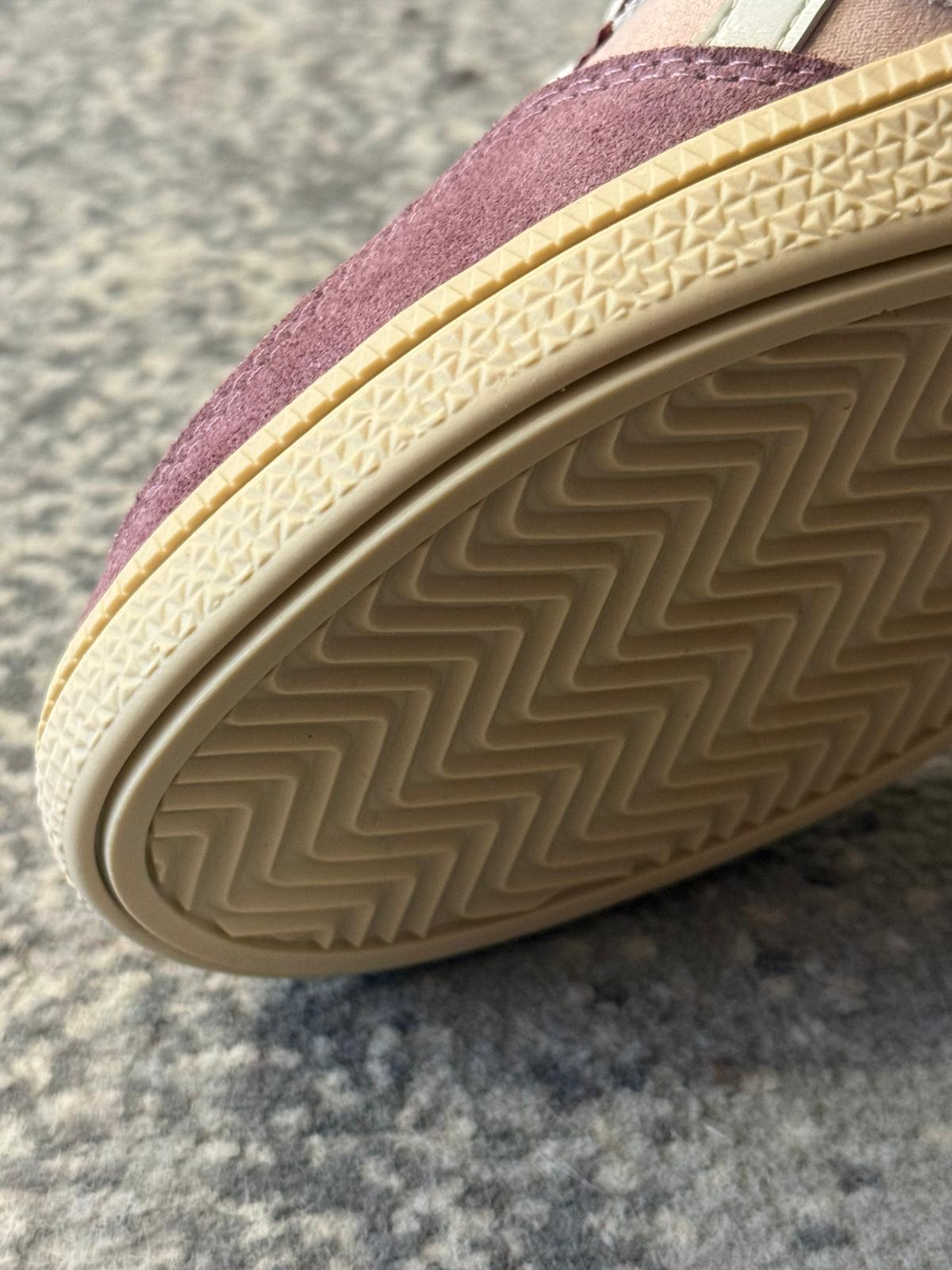Zapatillas Deportivas Retro Rosa y Malva - Estilo Vintage Casual