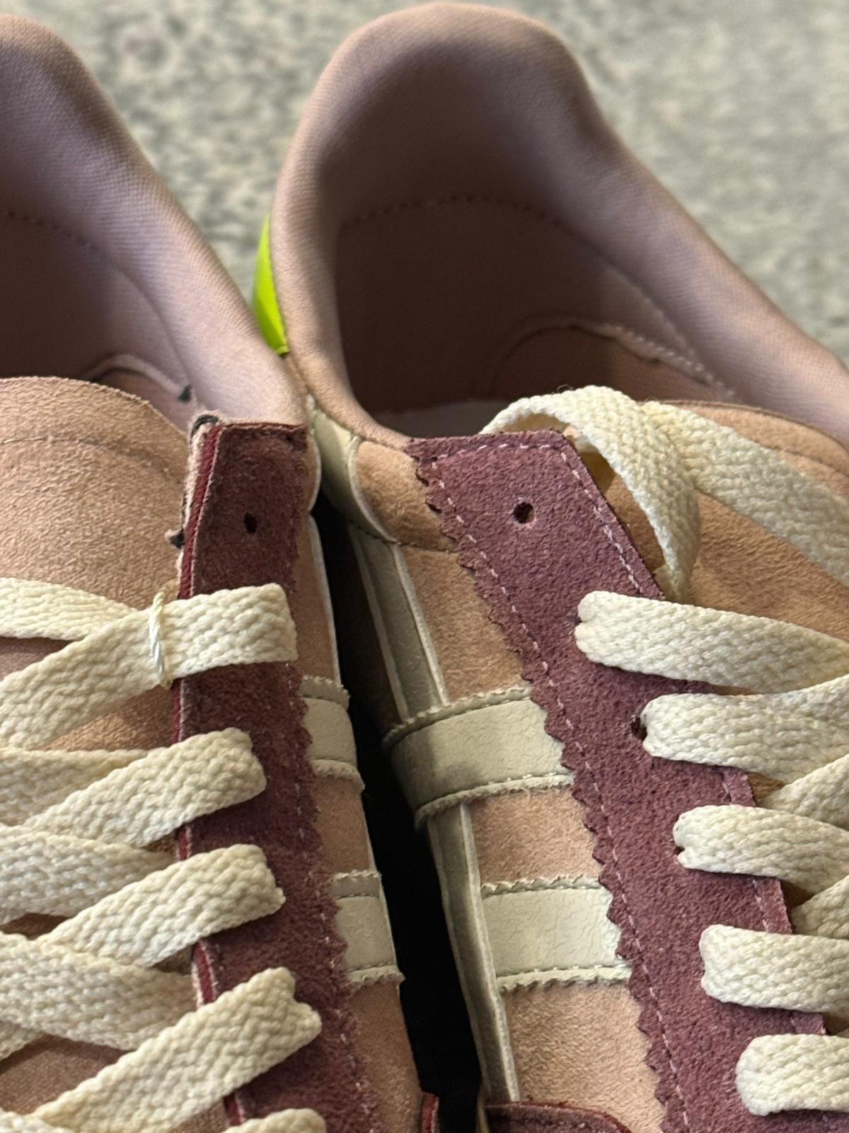 Zapatillas Deportivas Retro Rosa y Malva - Estilo Vintage Casual