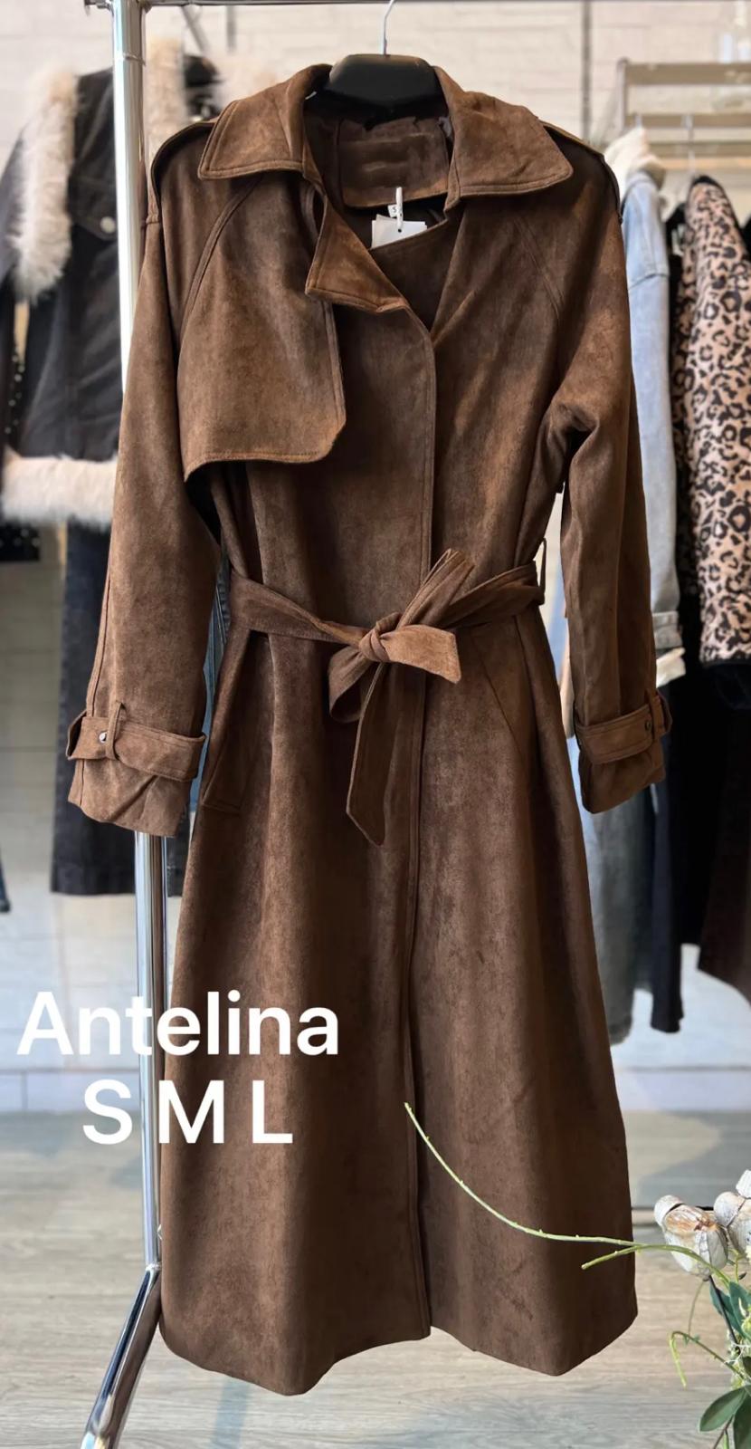 Abrigo Antelina Camel con Cinturón