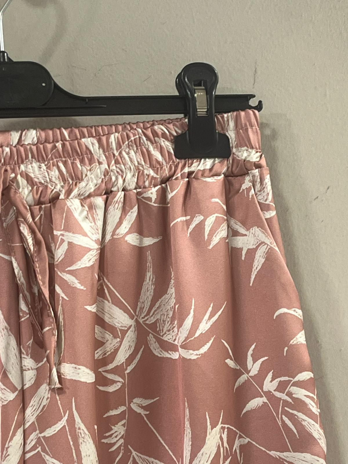 Conjunto Satinado Bambú Rosa Empolvado