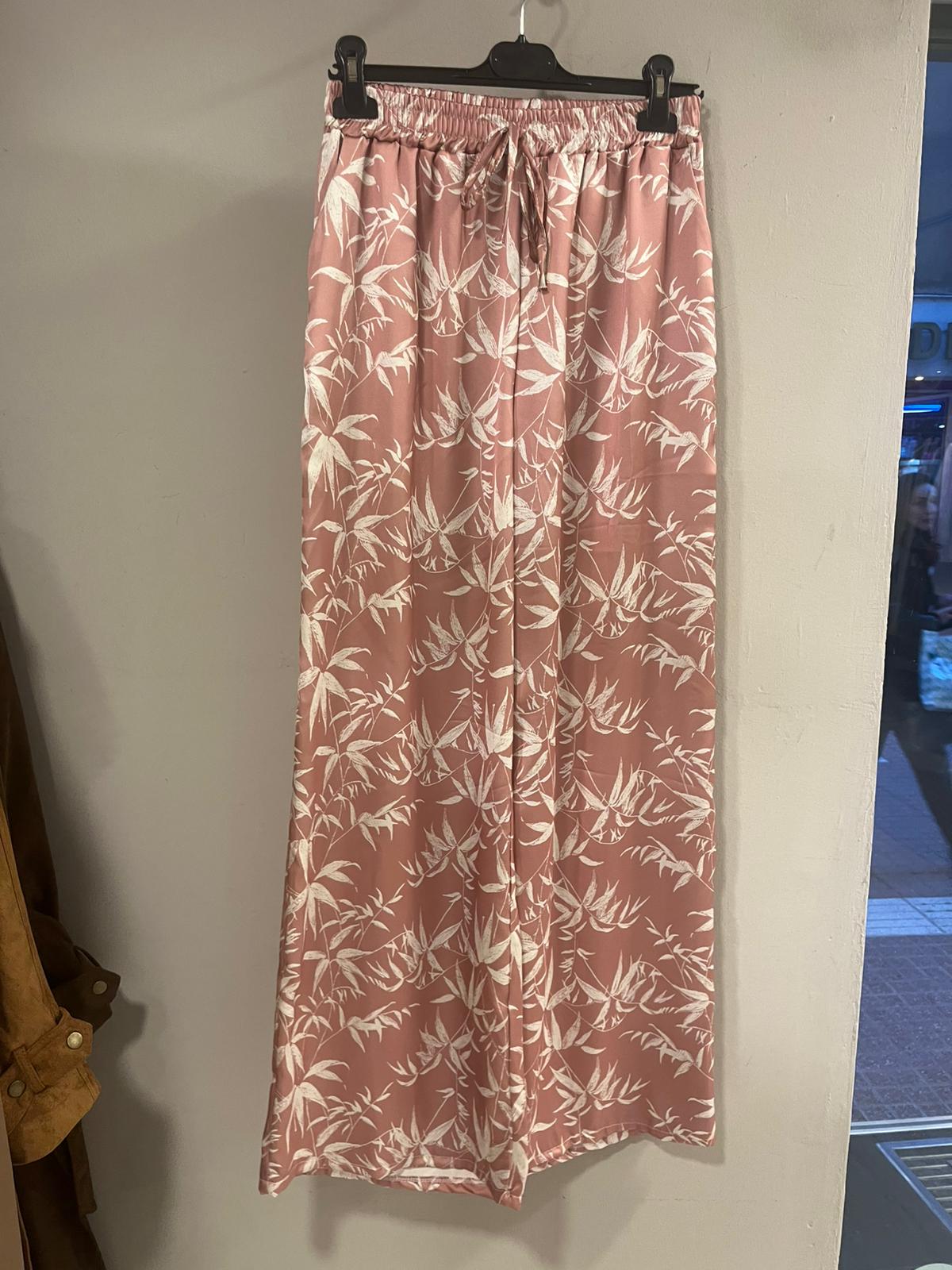 Conjunto Satinado Bambú Rosa Empolvado