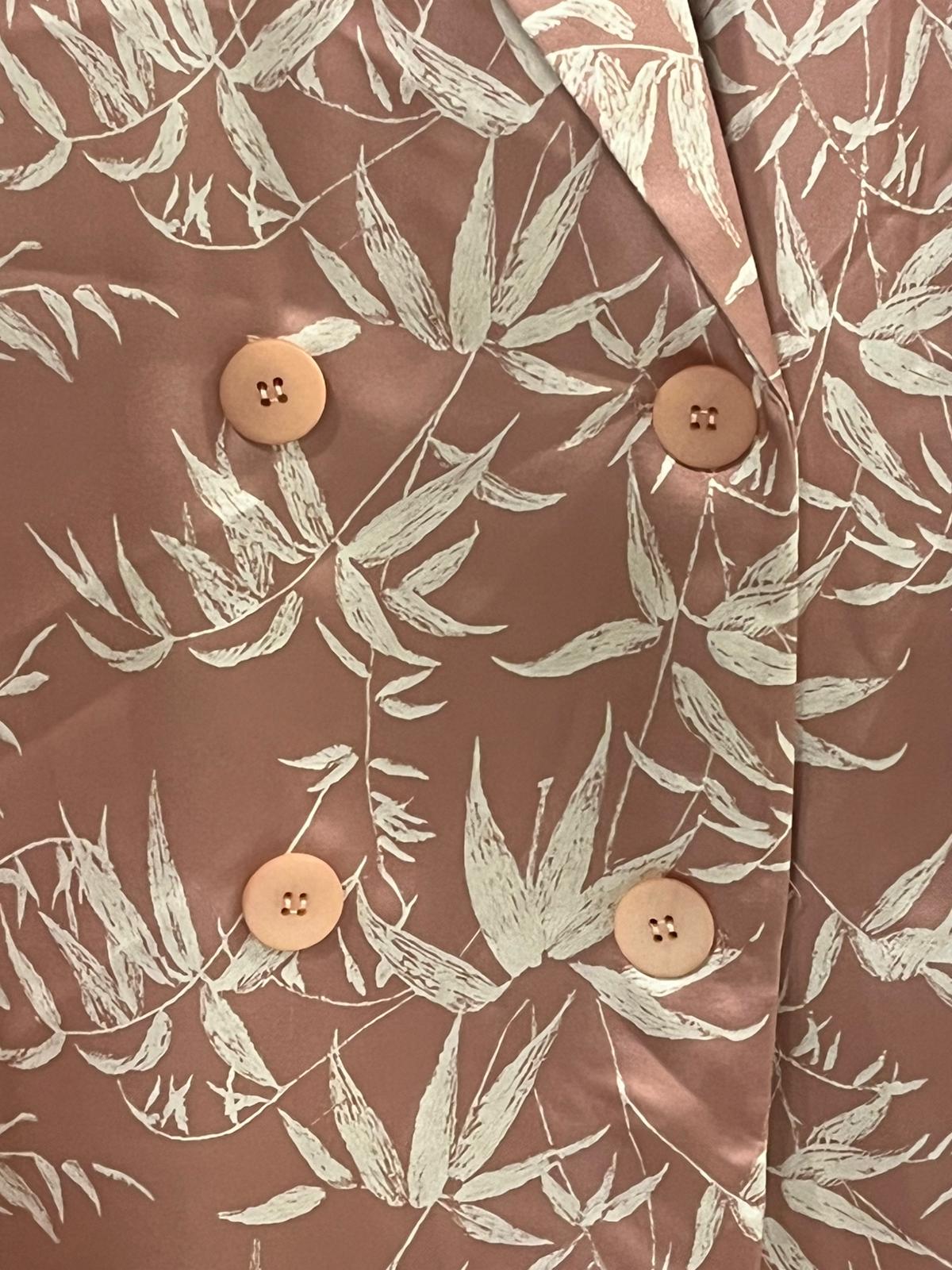 Conjunto Satinado Bambú Rosa Empolvado
