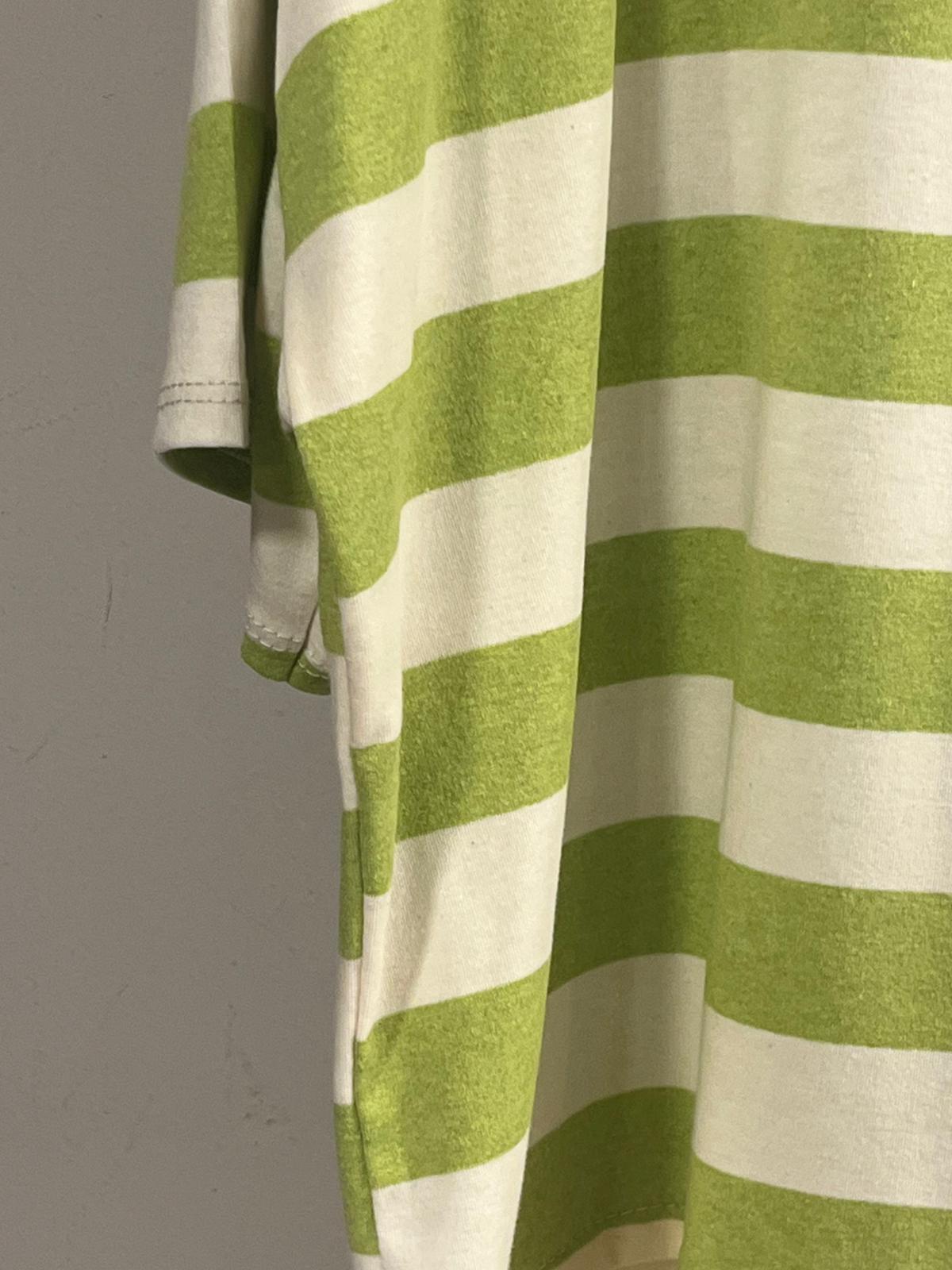 Camiseta Rayas Acabado Lencero