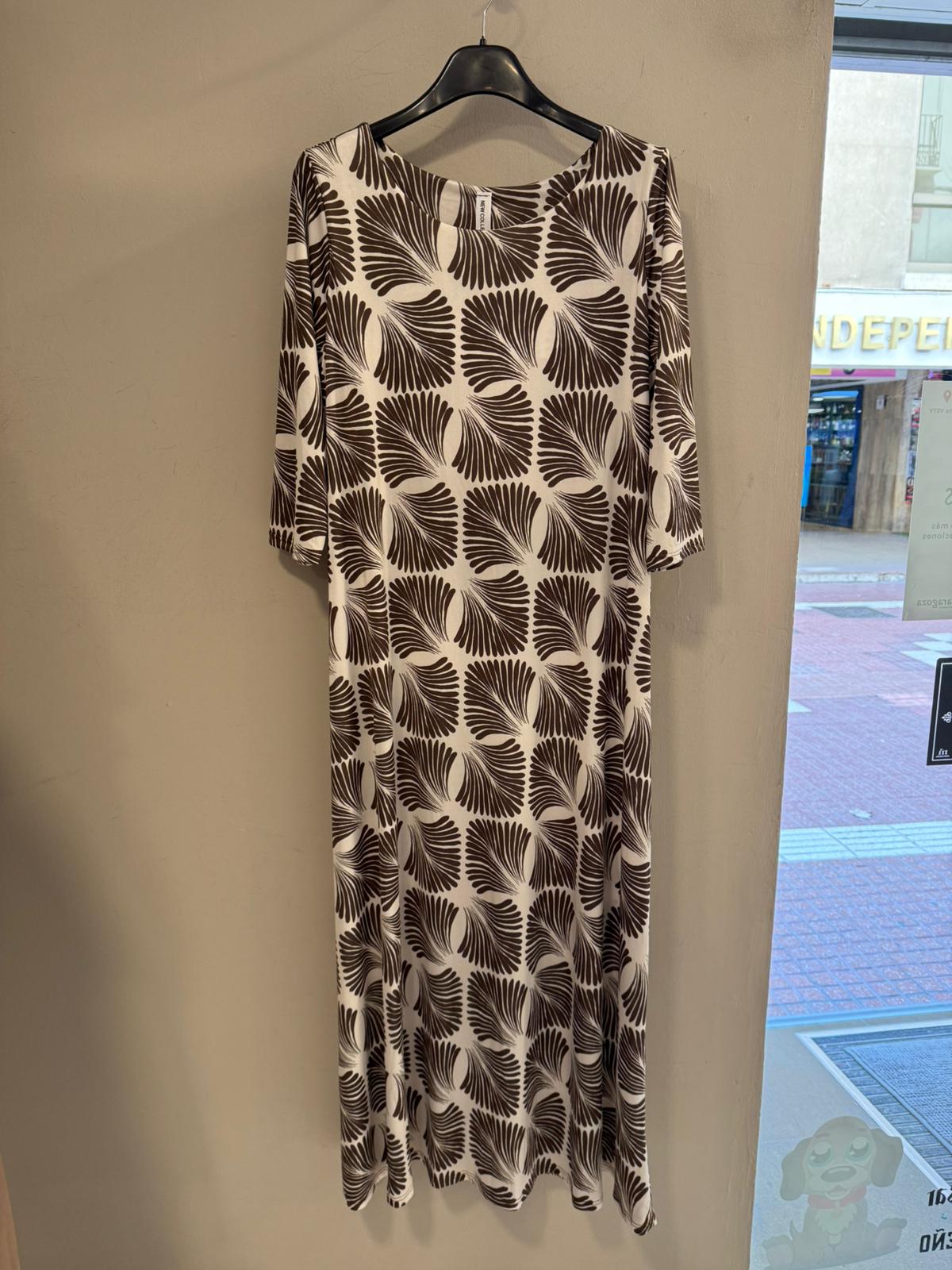 Vestido punto seda Estampado - Print Botánico