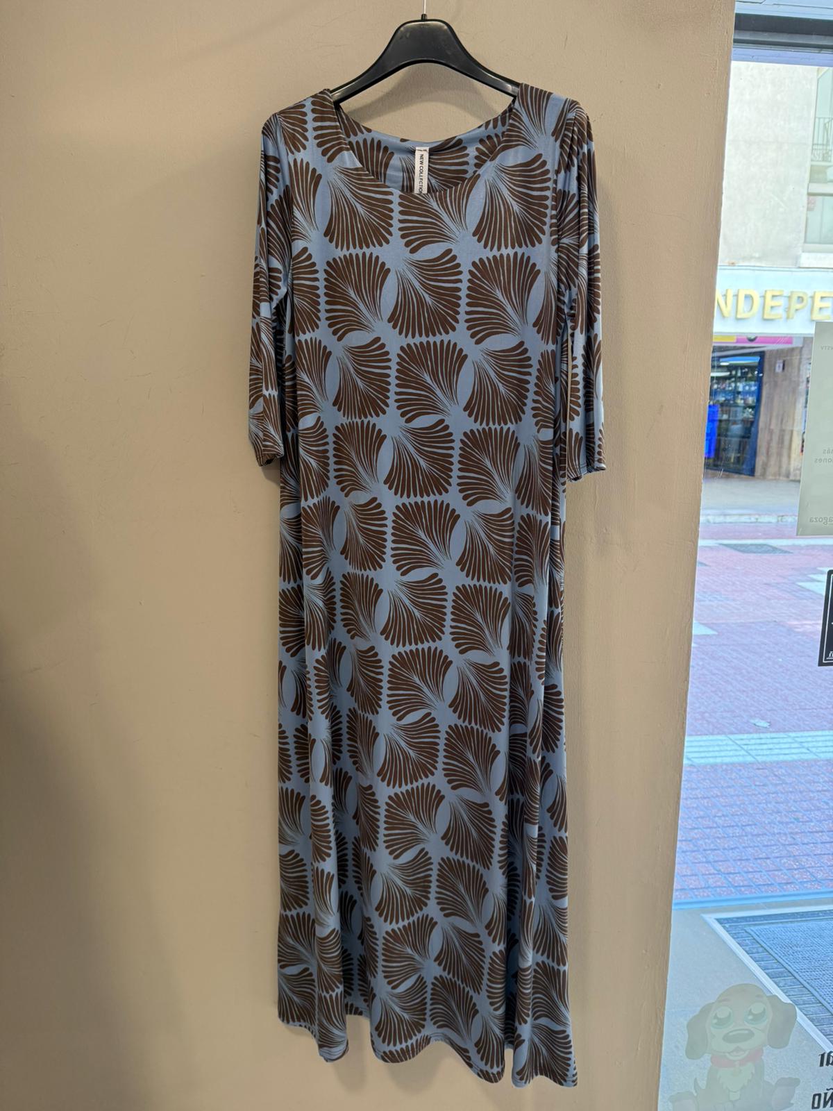 Vestido punto seda Estampado - Print Botánico