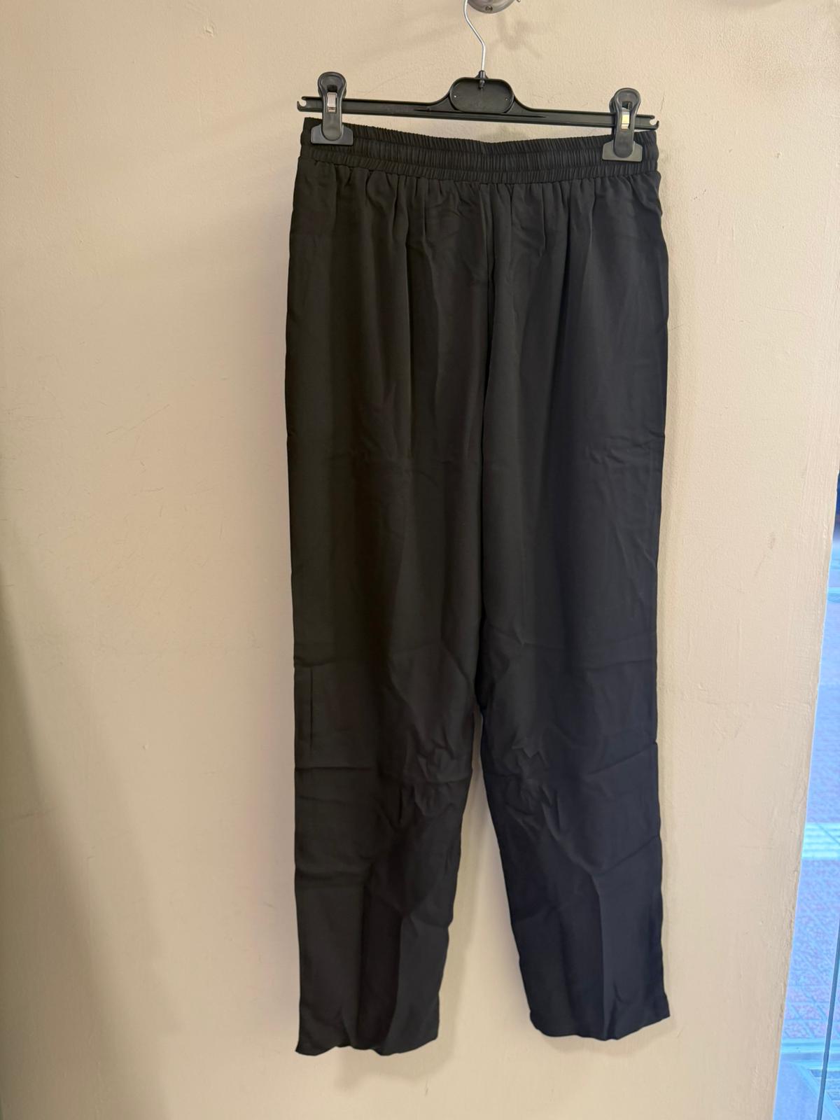 Pantalón Ancho Pinzas Cintura Elástica
