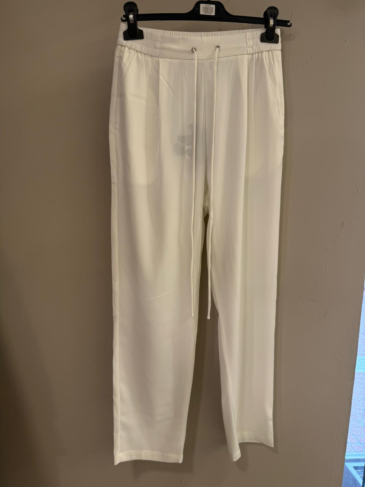 Pantalón Ancho Pinzas Cintura Elástica