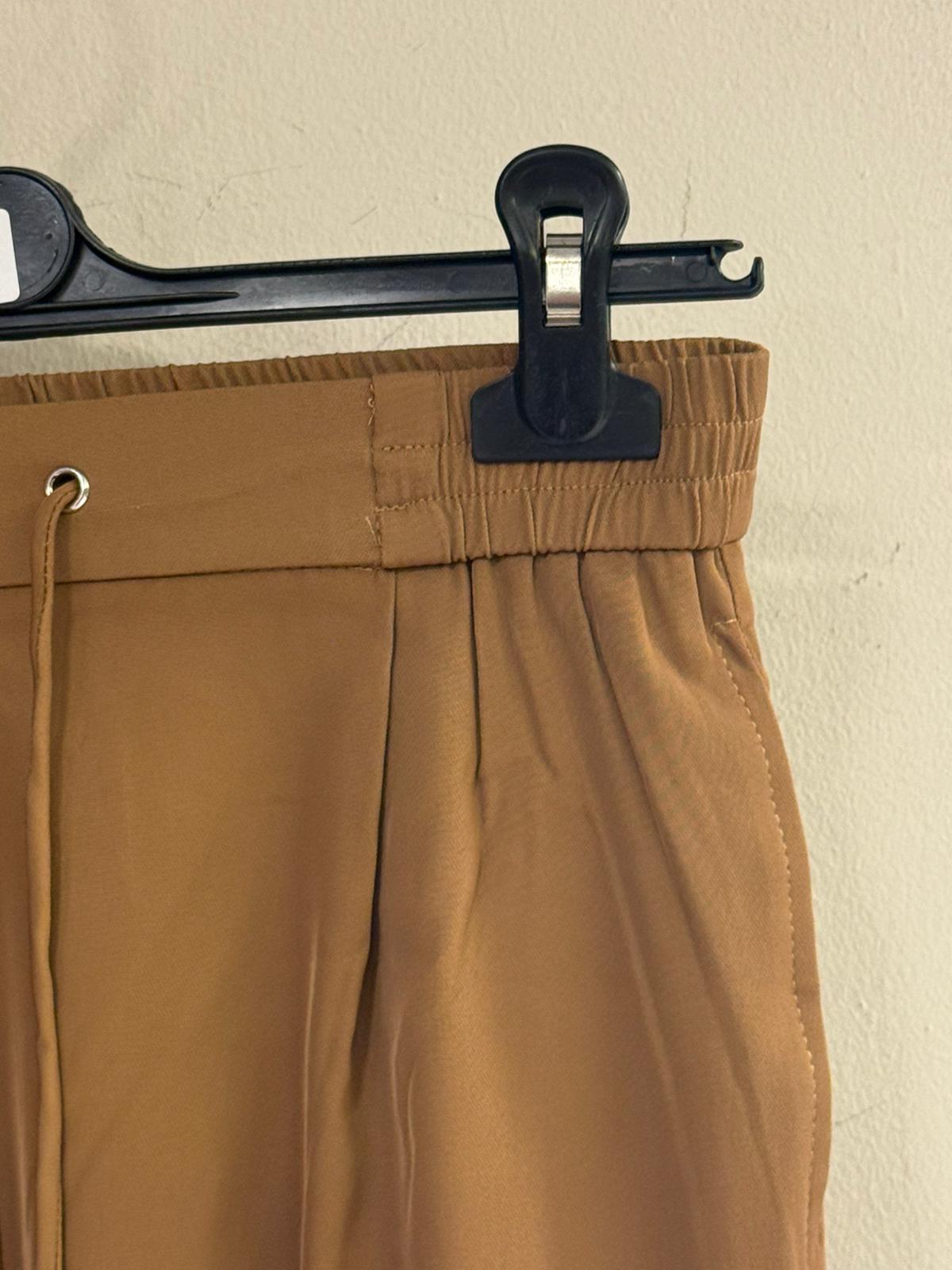 Pantalón Ancho Pinzas Cintura Elástica