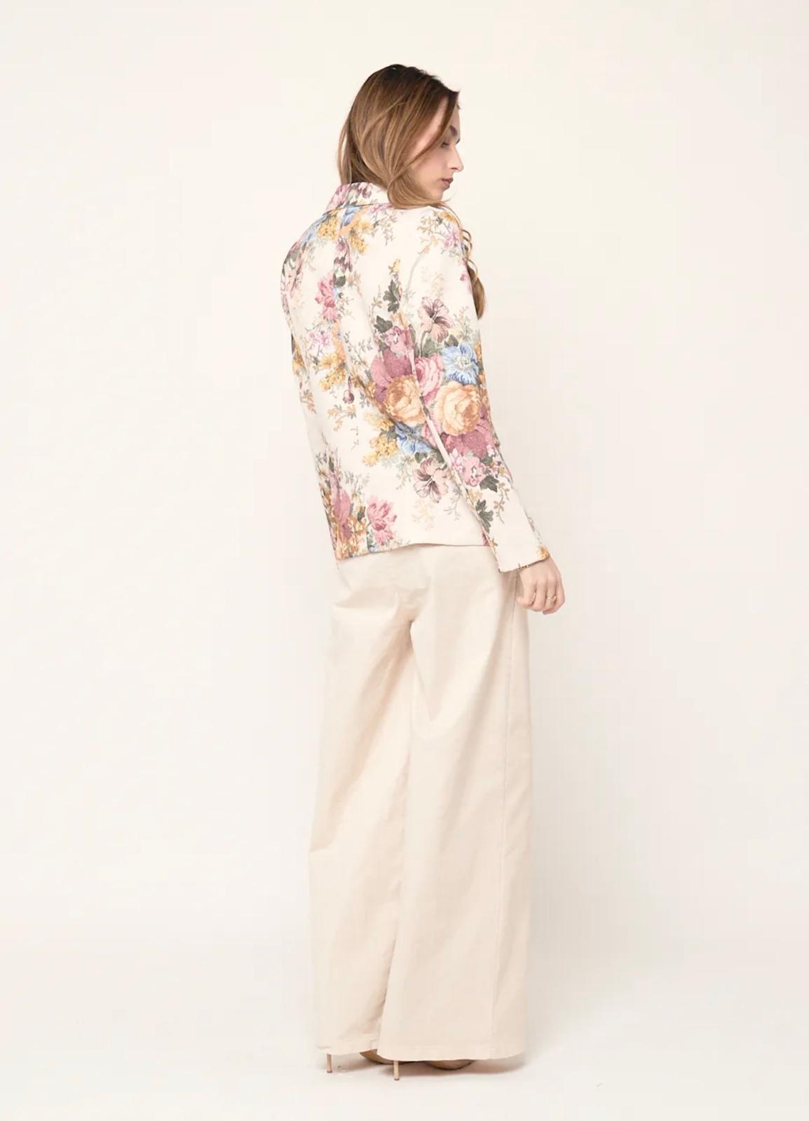 Blazer Floral  Estampado Bouquet