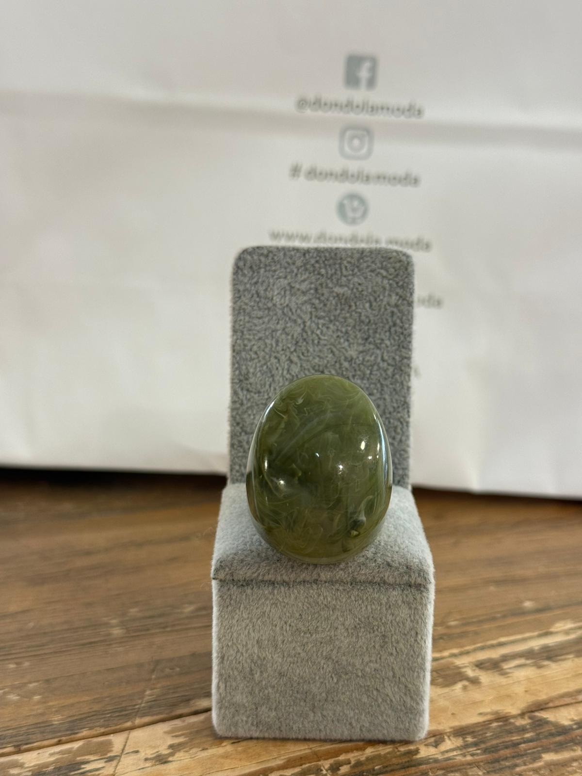 Anillo Resina Pulida