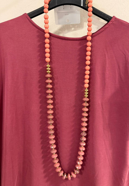 Collar Piezas Combinadas ovaladas y redondas