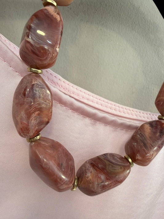 Collar Corto Piezas desiguales grandes