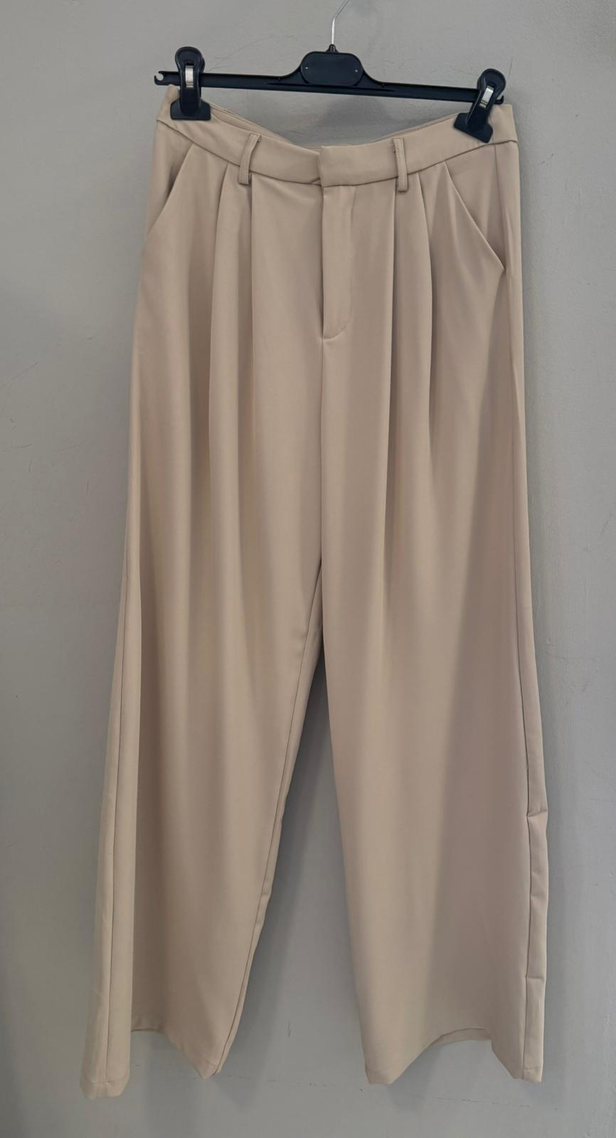 Pantalón Vestir Ancho con Pinzas