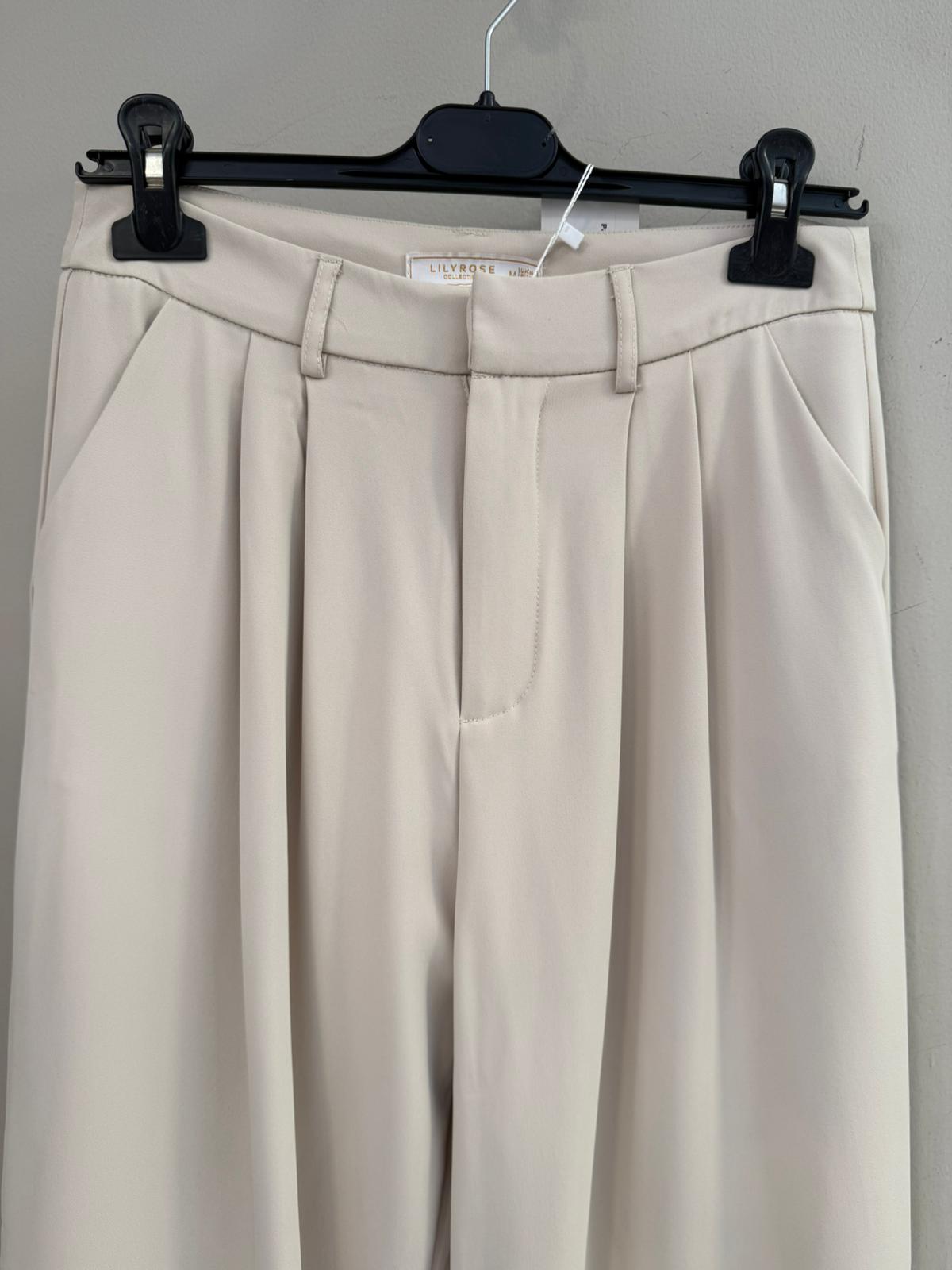 Pantalón Vestir Ancho con Pinzas