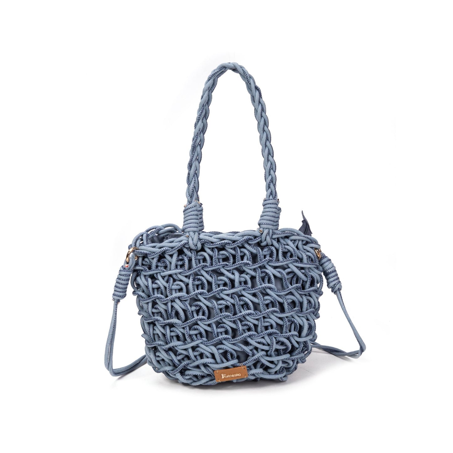 Bolso Nudos Azul Denim