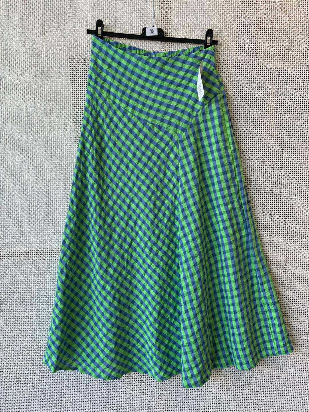 Falda Midi Vichy Bámbula