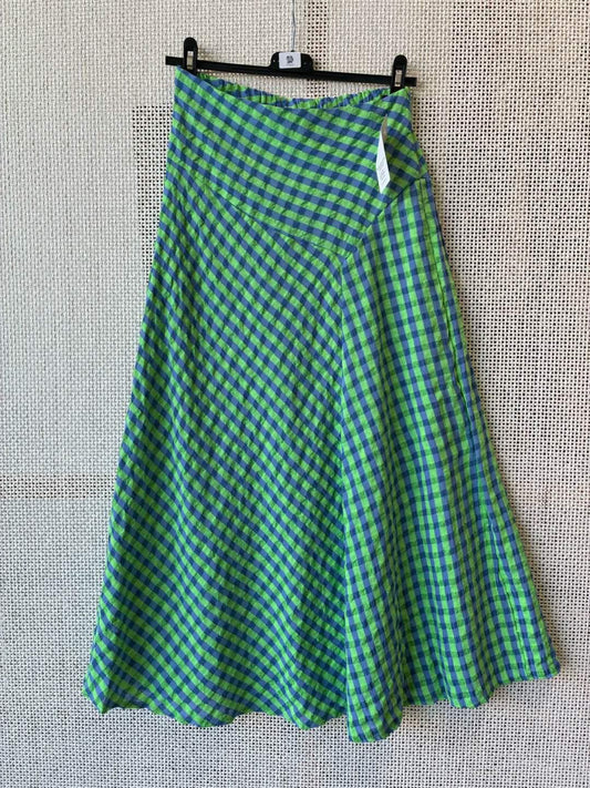 Falda Midi Vichy Bámbula