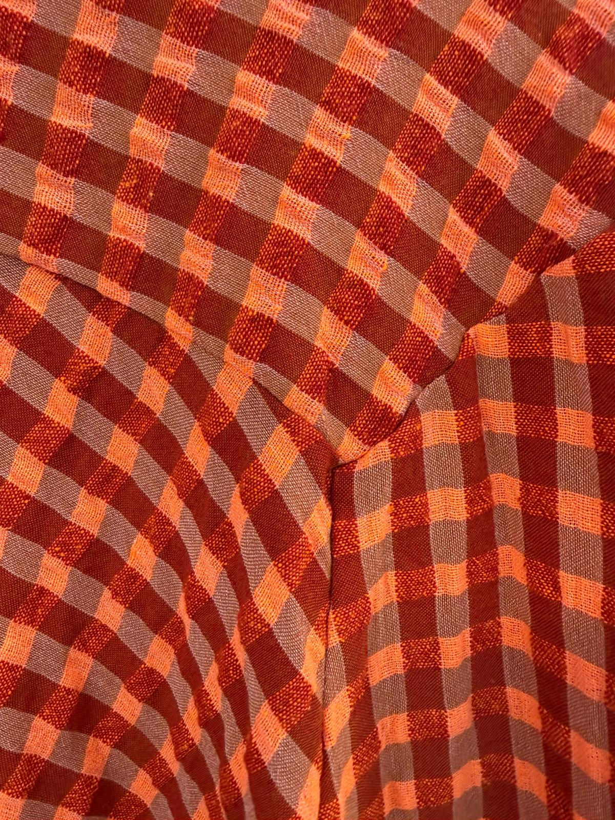 Falda Midi Vichy Bámbula