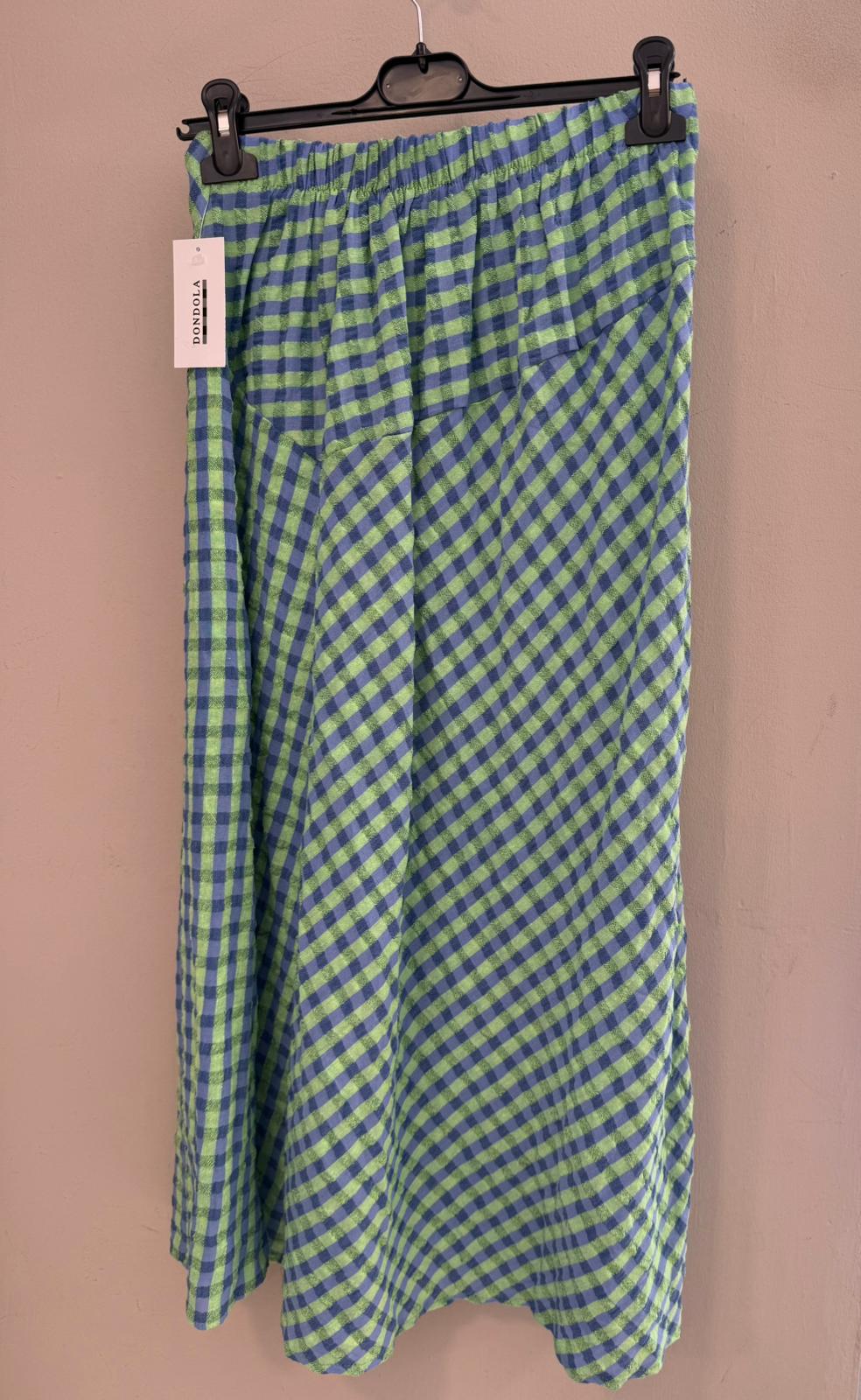 Falda Midi Vichy Bámbula