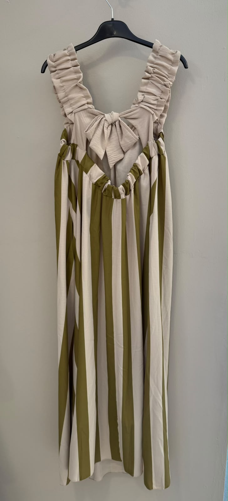 VESTIDO RAYAS TIRANTES VOLANTES