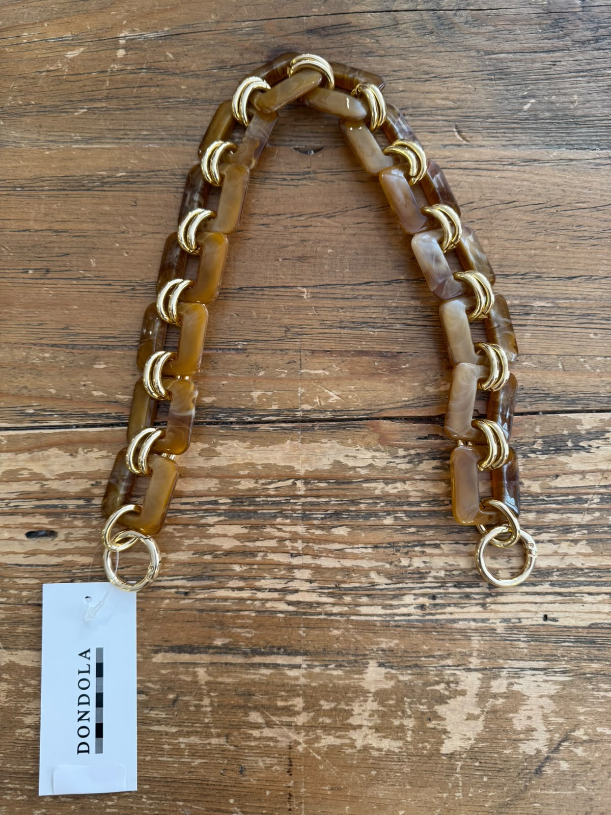 Cadena de bolso resina