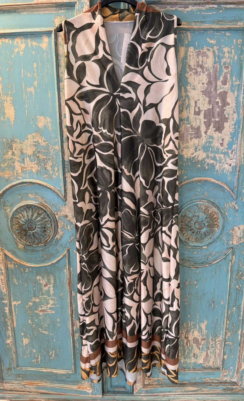 Vestido Estampado Floral Seda Fría