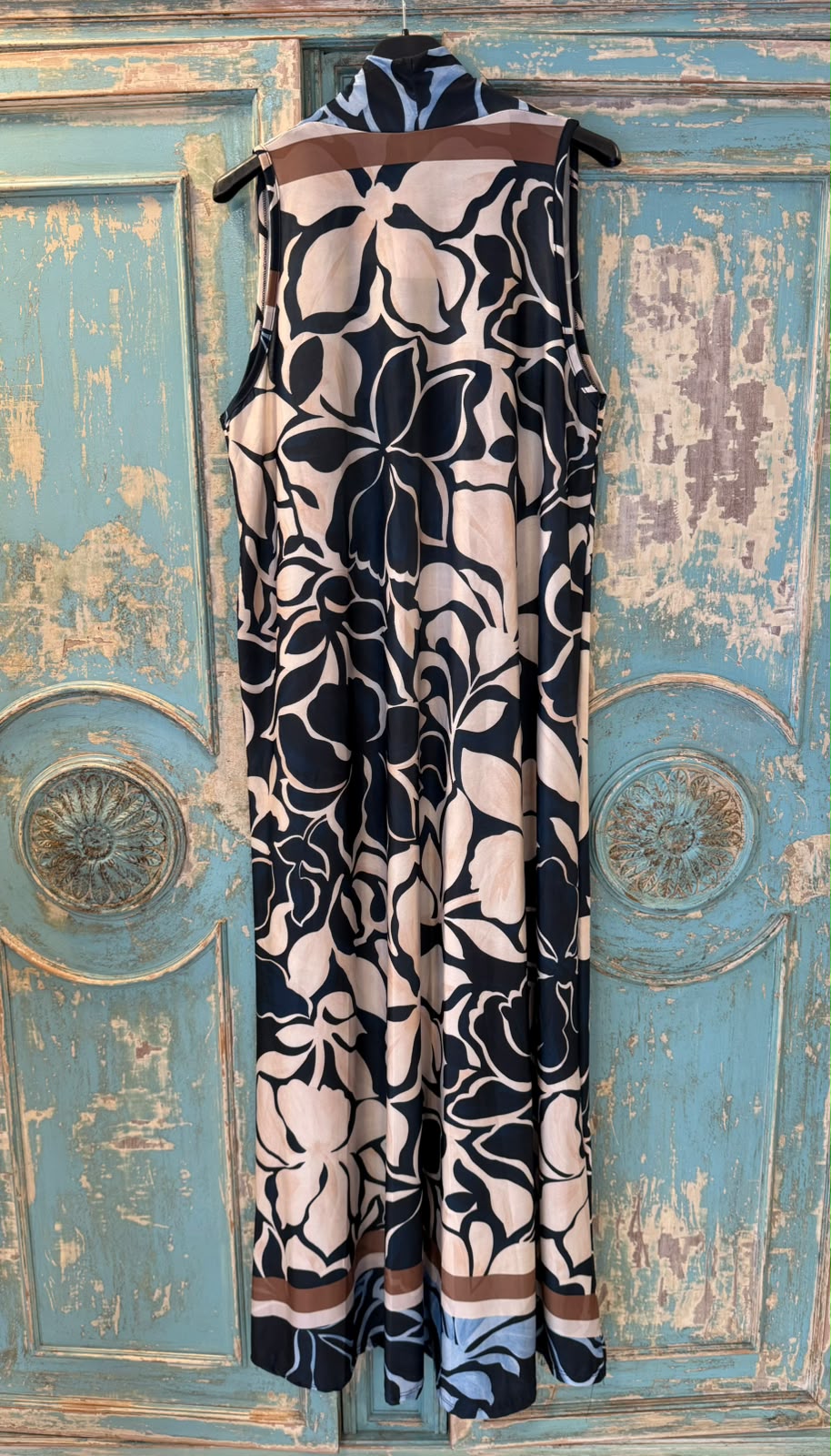 Vestido Estampado Floral Seda Fría