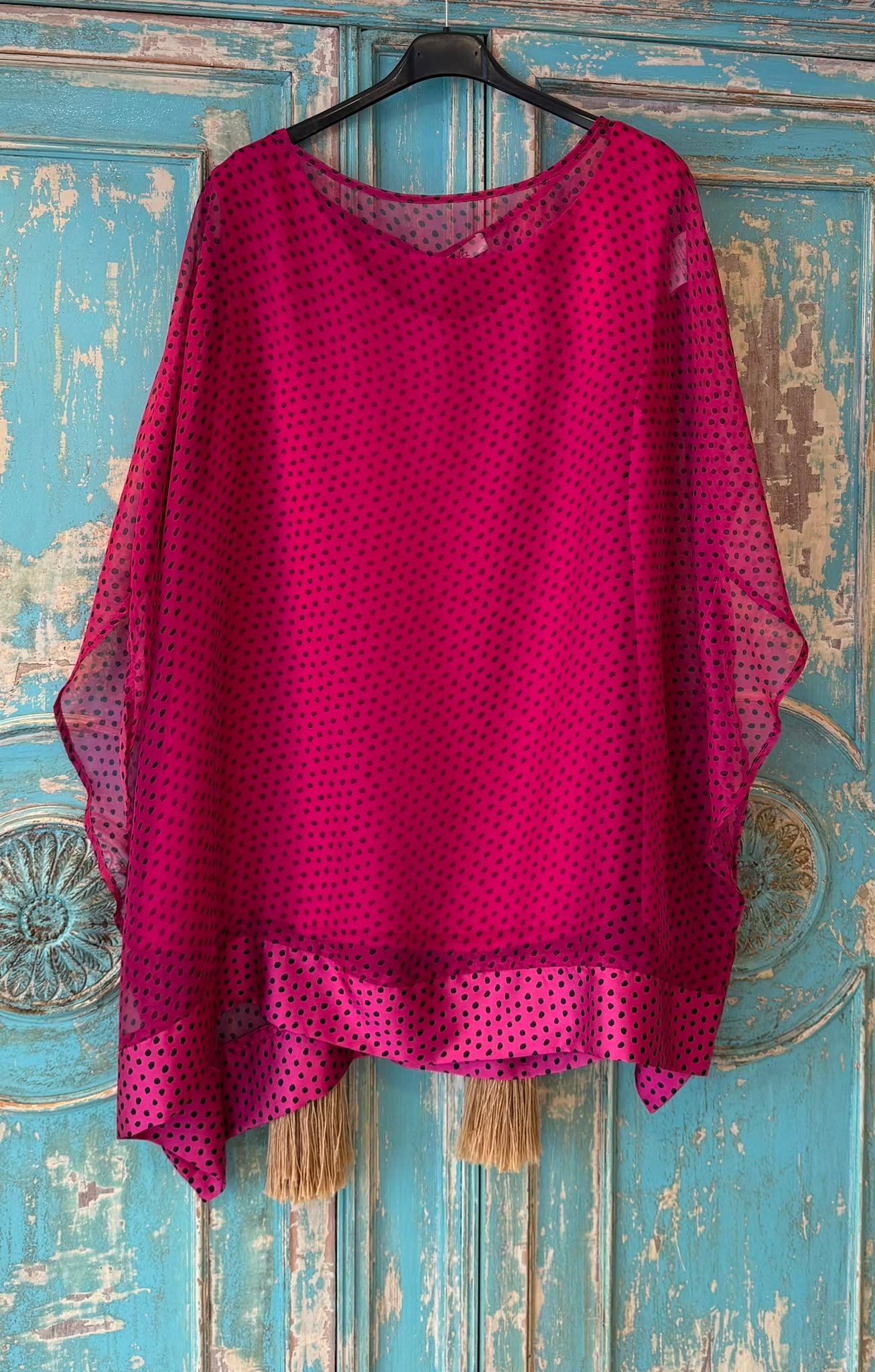 Blusa Doble Capa Lunares