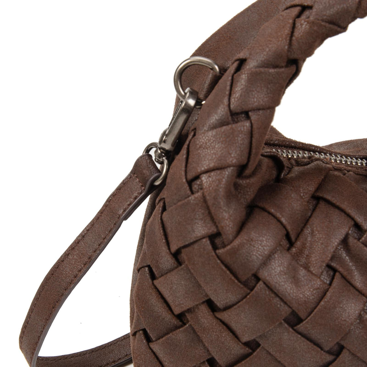 Bolso de mano acabado Trenzado