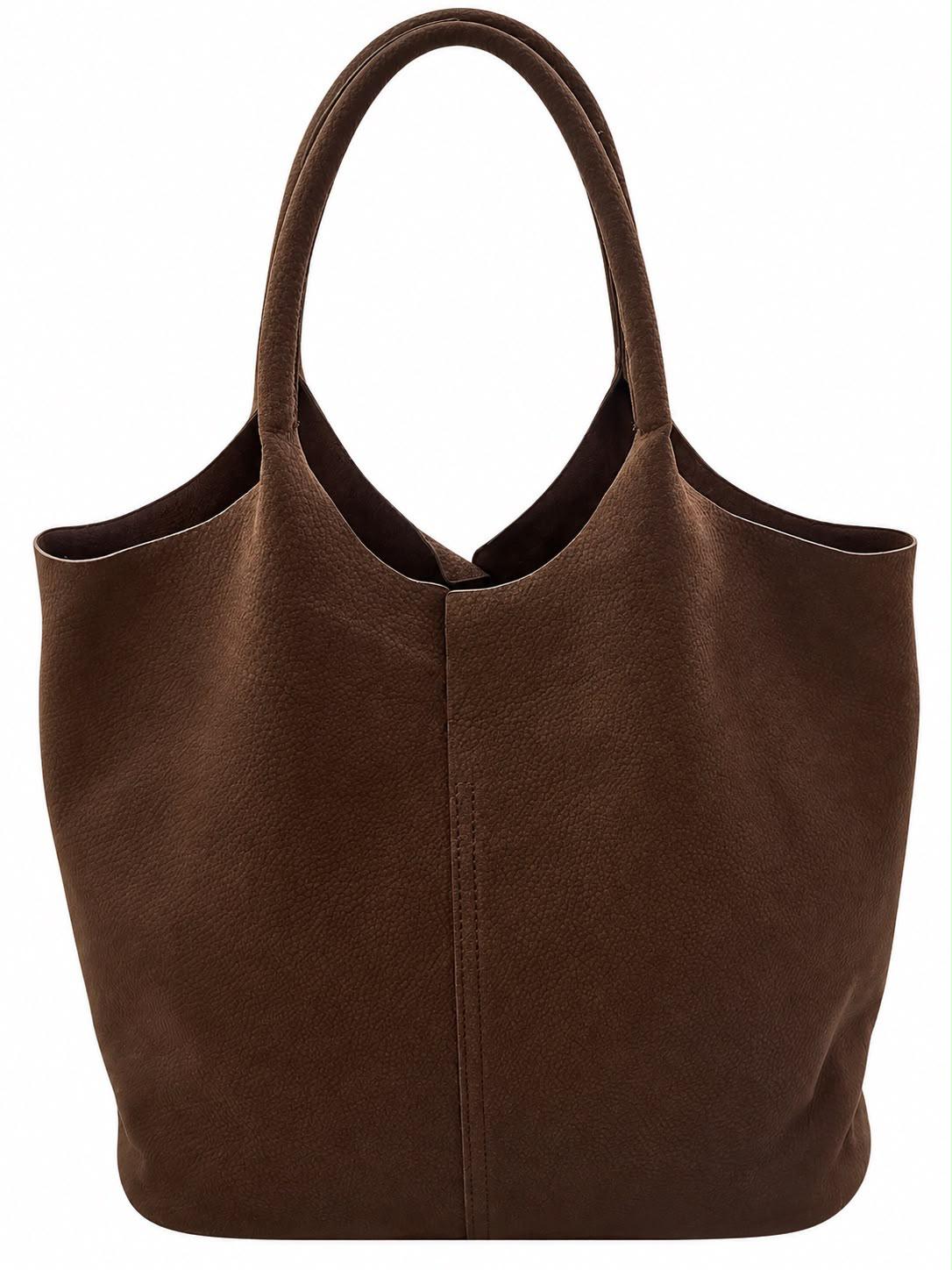 Bolso shopper costura central