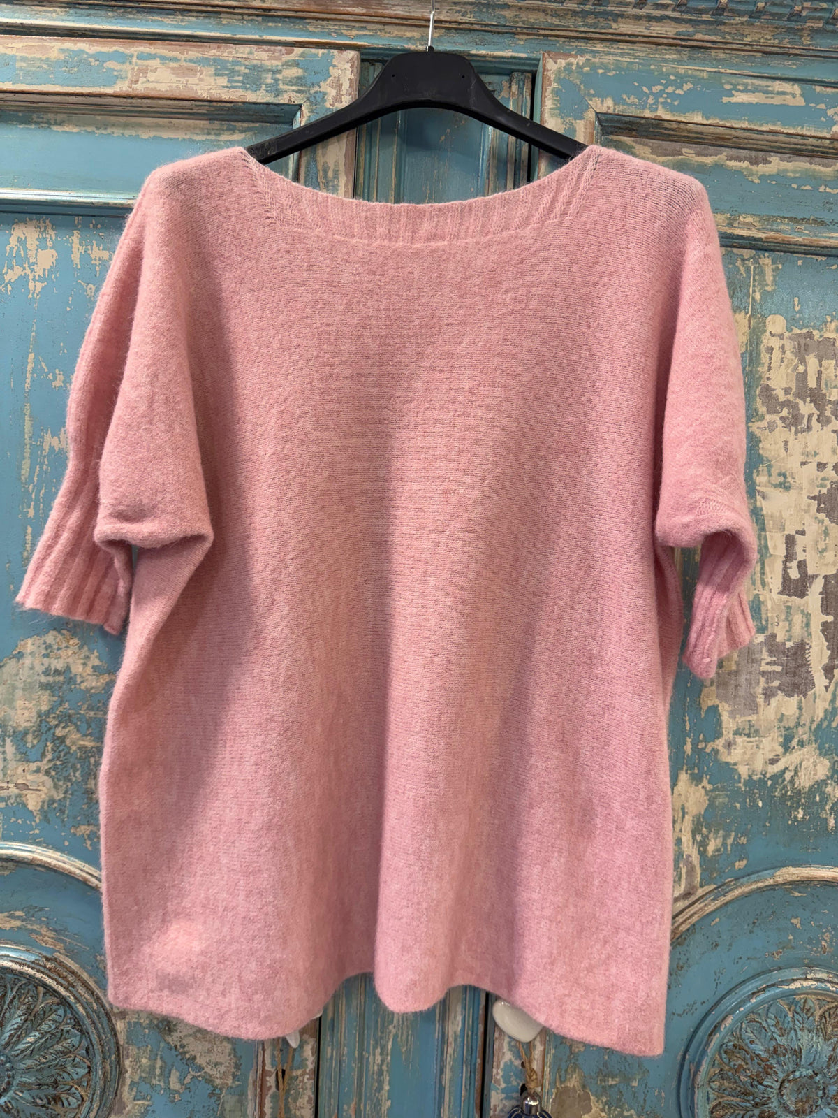 Jersey con Alpaca M/C terminada en canalé