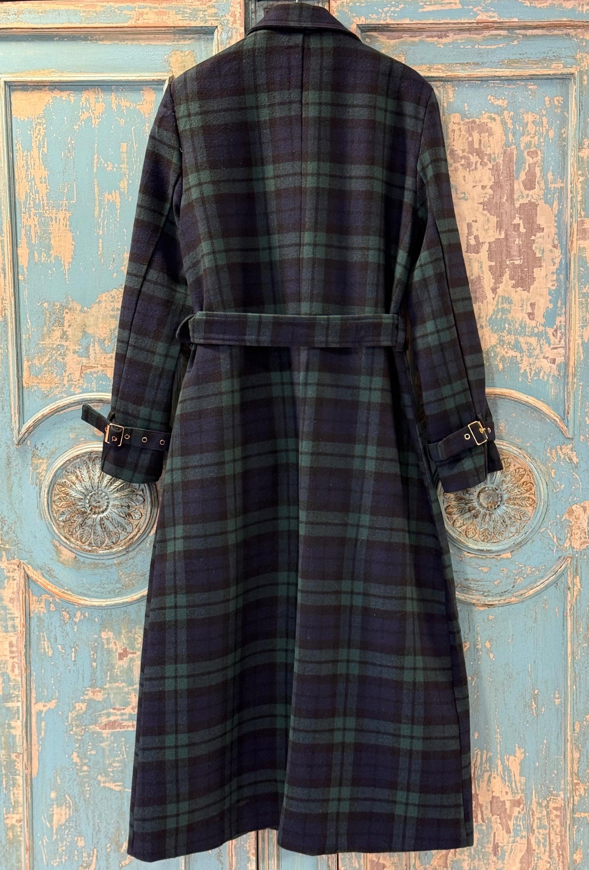 Abrigo cuadro Escocés