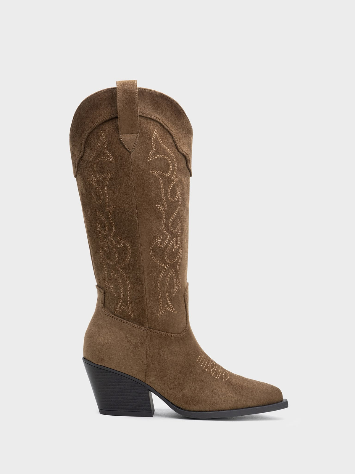Bota cowboy detalle pespuntes
