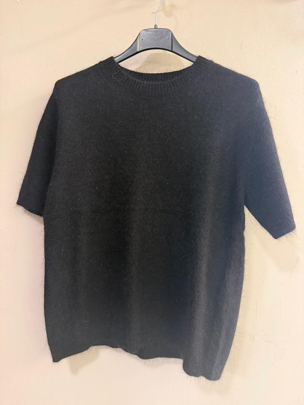 Jersey Manga Corta Angora - Punto Premium Mujer