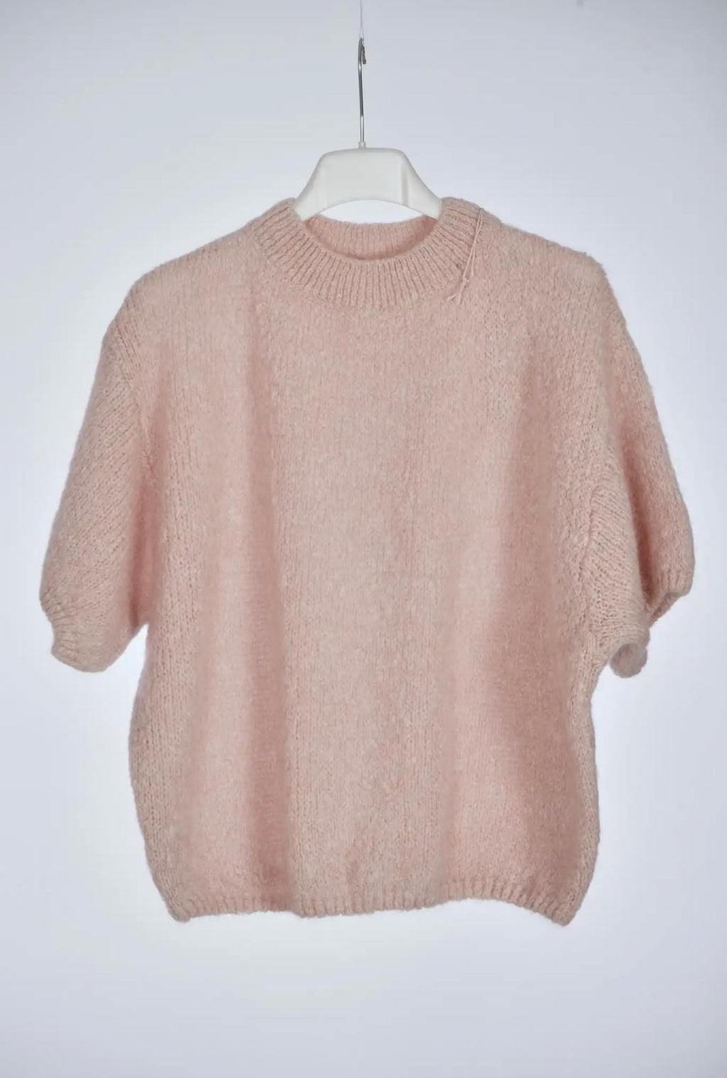 Jersey Mohair Manga Corta - Punto Premium Mujer